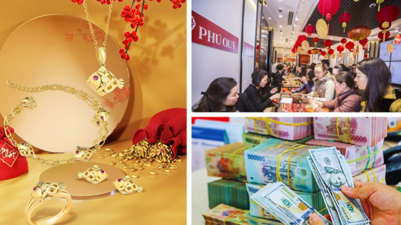 Giá vàng tăng 2 triệu đồng/lượng, bạc nhích nhẹ trong ngày Valentine