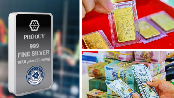Vàng bật tăng 700.000 đồng, bạc vượt mốc 90 USD