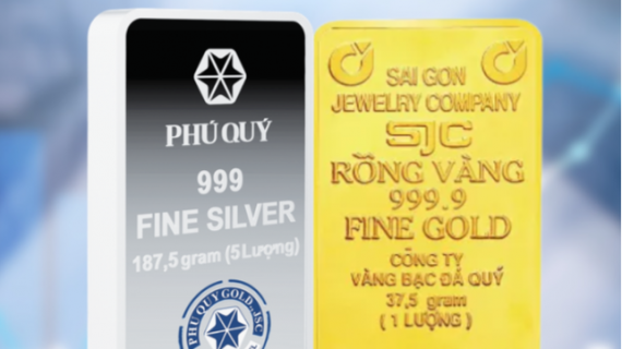 Giá vàng tăng thêm 3 triệu đồng, bạc vượt mốc 90 triệu đồng/kg