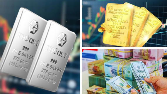 Giá vàng thủng mốc 170 triệu đồng, bạc “bốc hơi” hơn 7 triệu đồng/kg