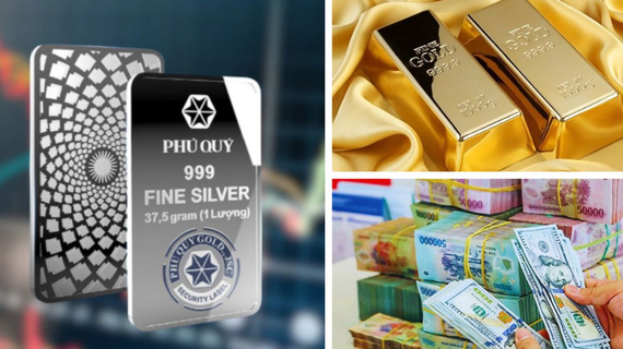 Giá vàng tiến sát 180 triệu đồng/lượng, bạc bật tăng mạnh cuối tuần