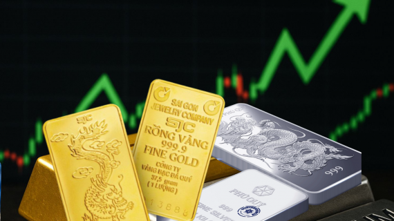 Giá vàng bật tăng cuối tuần, bạc vẫn “đuối sức” sau chuỗi giảm sâu