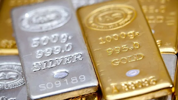 Giá vàng, bạc tăng mạnh ngày cuối tuần