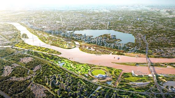 Đại Quang Minh - THACO - Hòa Phát dự kiến thu hồi gần 8.000ha đất, chi 290.000 tỷ đồng để GPMB làm siêu dự án “kỳ tích sông Hồng” 27 tỷ USD
