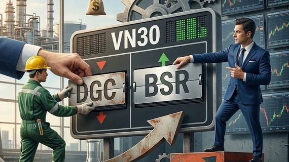 HOSE gạch tên DGC khỏi rổ VN30: BSR chính thức thay thế từ 13/5