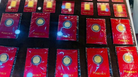 Giá vàng giảm sâu về mức 157,5 triệu đồng/lượng