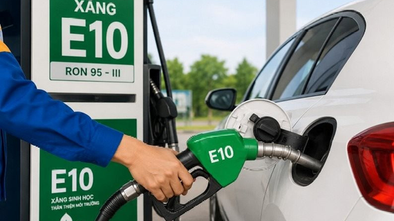 Giá xăng dầu đồng loạt tăng, xăng E10 RON 95 lên 22.660 đồng/lít