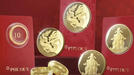 Giá vàng thế giới vượt 4.500 USD/ounce, vàng trong nước chạm 148 triệu đồng/lượng