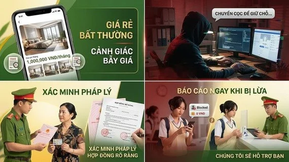 Nguy cơ lừa đảo khi thuê nhà, phòng trọ giá rẻ qua mạng xã hội