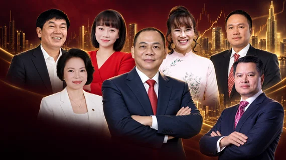 7 tỷ phú Việt nắm gần 55 tỷ USD, tài sản tập trung vào nhóm Vingroup