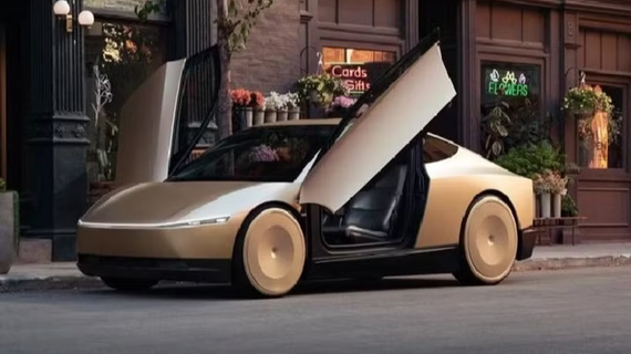 Tesla thử nghiệm xe taxi tự hành Cybercab không vô lăng