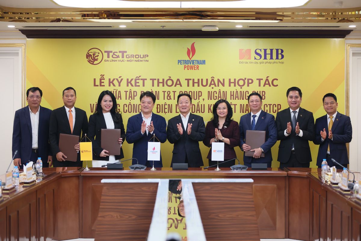 Đại diện ba bên tại Lễ ký kết Thỏa thuận hợp tác.