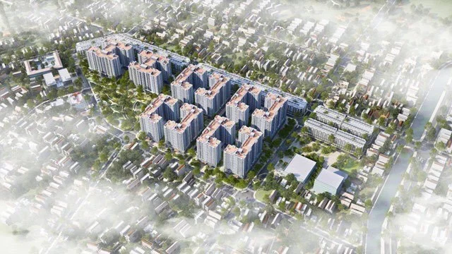 Ảnh phối cảnh dự án.