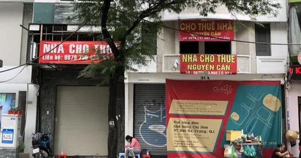 "Làn sóng" trả và thu hẹp mặt bằng kinh doanh trở lại, ngày càng xuất hiện nhiều biển cho thuê tại các tuyến phố lớn
