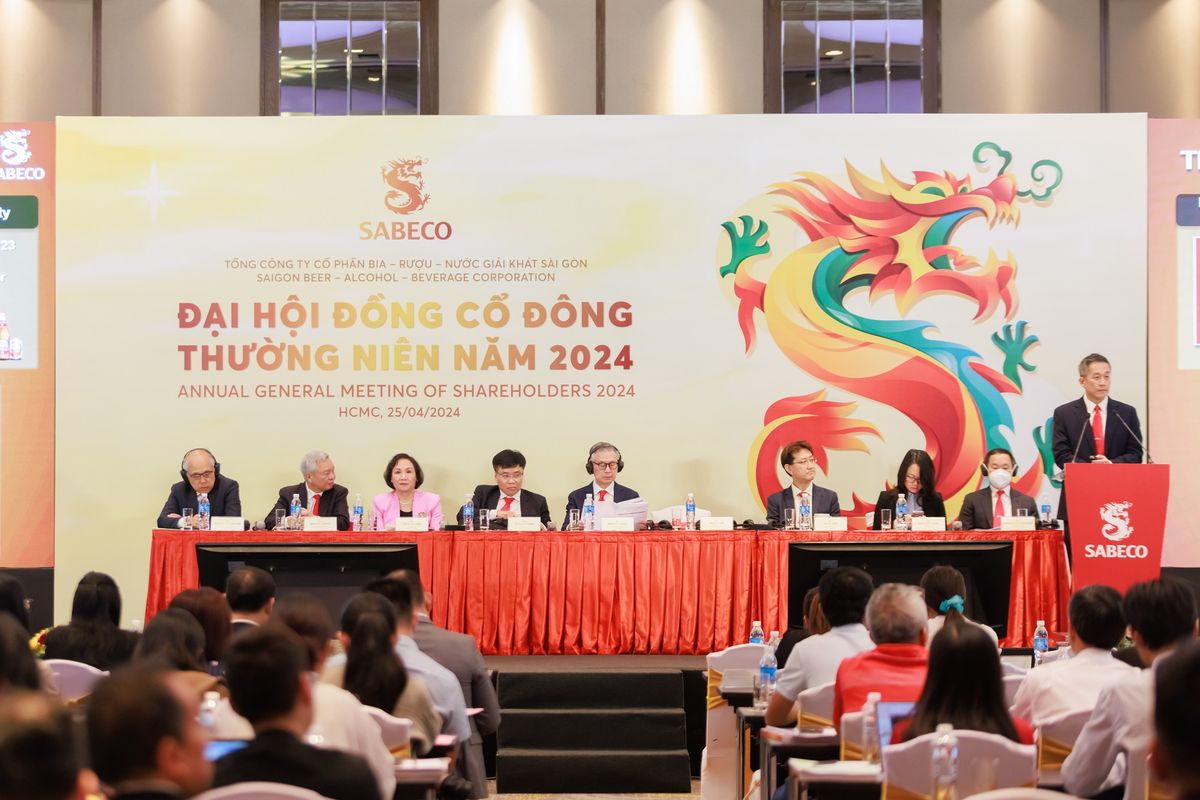 ĐHĐCĐ thường niên 2024 của Sabeco diễn ra sáng 25/4
