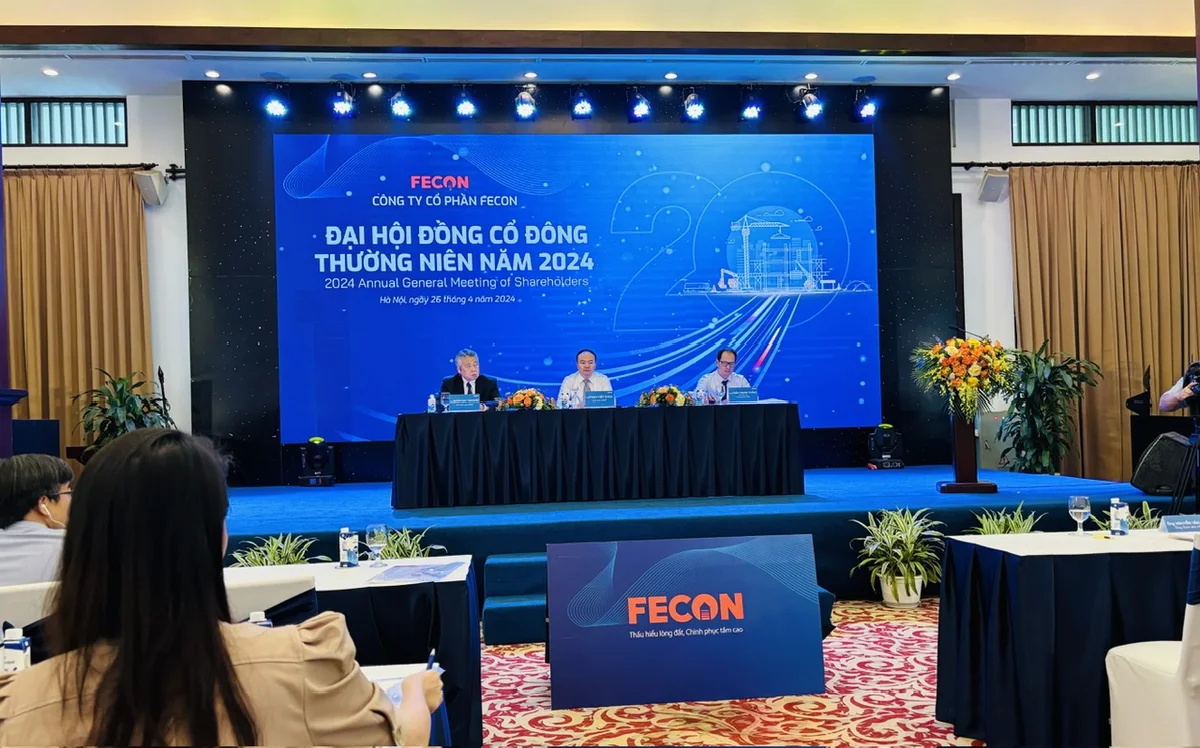 Đại hội đồng cổ đông thường niên 2024 của FECON sáng 26/4