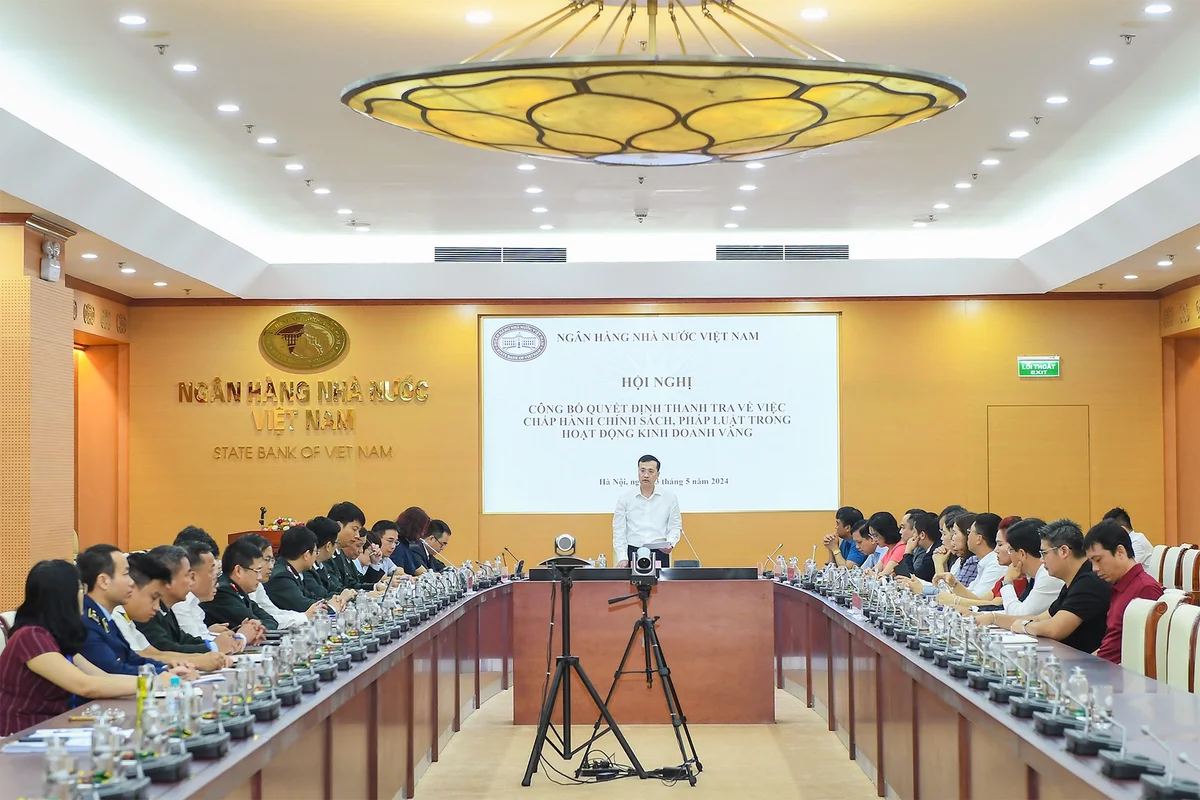 Quyết định thanh tra 2 ngân hàng và 4 doanh nghiệp kinh doanh vàng