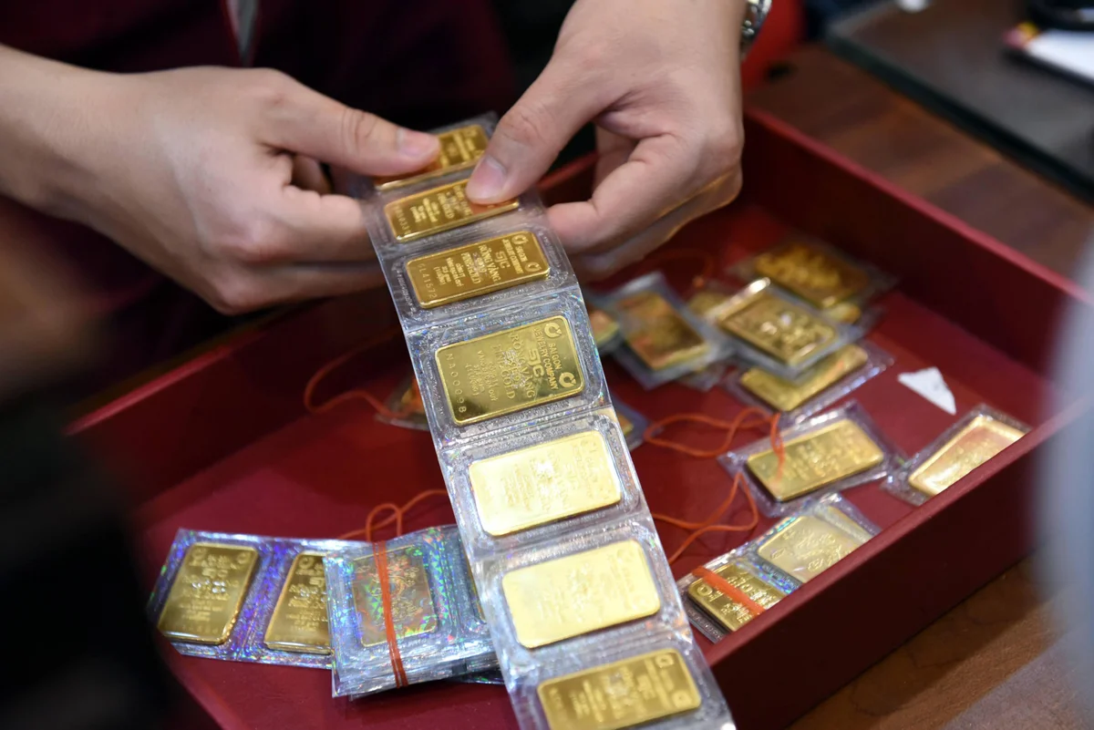 Vàng SJC tăng tiếp, áp sát mốc 87 triệu đồng/lượng