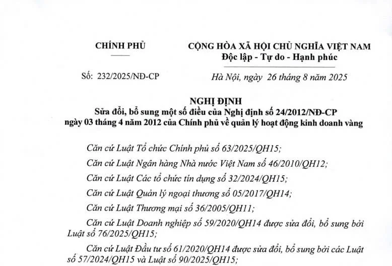 ACB áp dụng quy định mới trong giao dịch vàng miếng