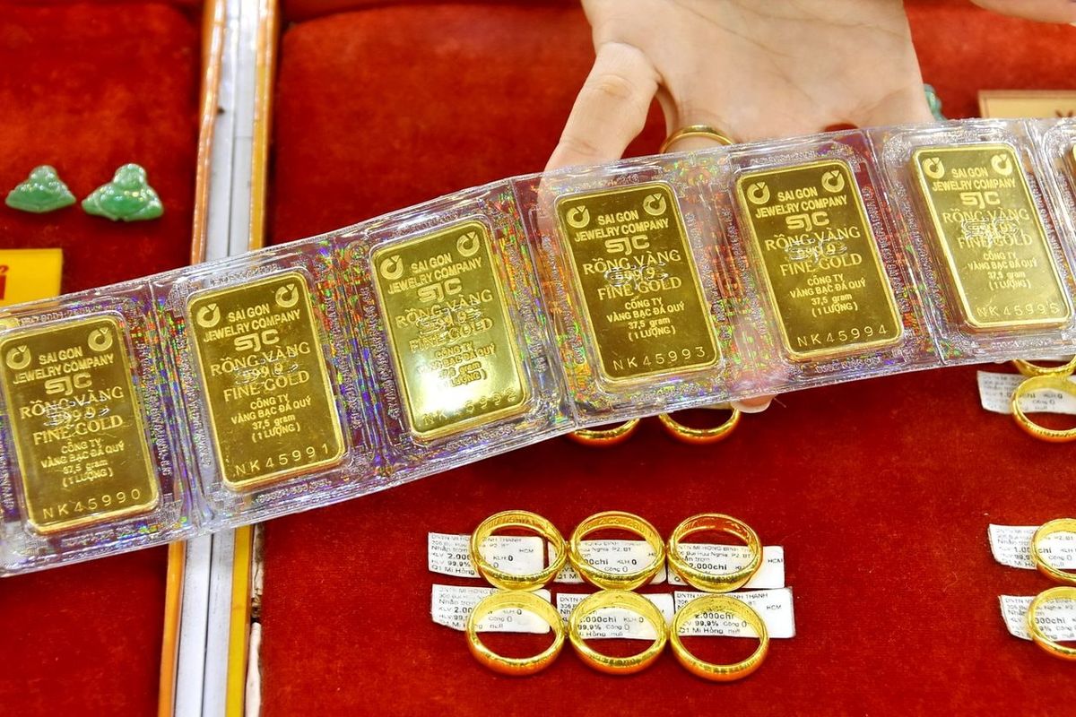 Giá vàng SJC tăng gần nửa triệu đồng/lượng