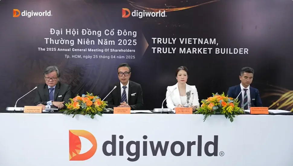 Chủ tịch Digiworld: Chính sách thuế quan không ảnh hưởng đến công ty, sẽ tăng tốc các ngành hàng mới