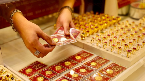 Giá vàng trong nước tăng 10,47% trong tháng 5