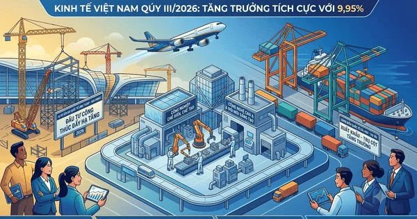 Ba động lực tăng trưởng kinh tế Việt Nam 9 tháng năm 2026