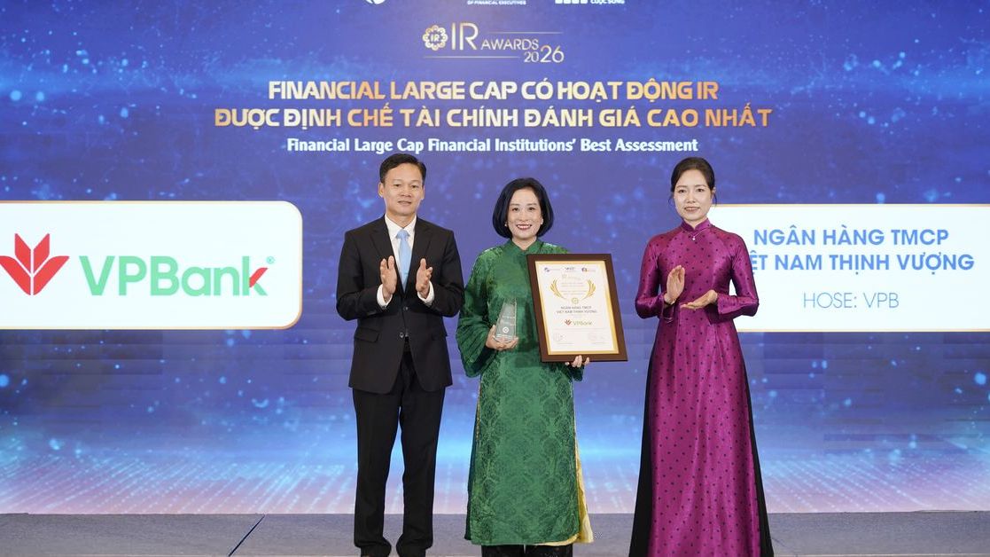 Kể câu chuyện hệ sinh thái qua một “bức tranh” thống nhất, VPBank ghi dấu tại IR Awards 2026
